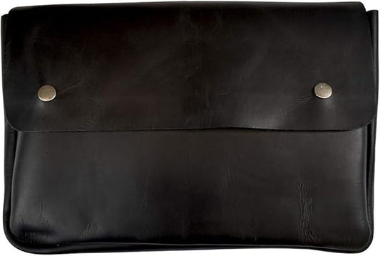 Leather File Folder Organizer Document Holder, File Case, A5 Binder, Envelope Portfolio, Pencil Pouch,Leather Portfolio ,Laptop Sleeve Case for 13"14" 15" Laptops,Macbook & Tablets (Black)
