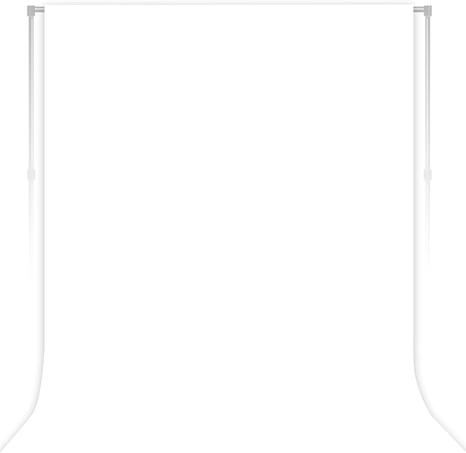 White Backdrop for Photoshoot, Professional Photo Backdrop Background Curtain for Product Photography, Portraits, Wedding, Party, Live Streaming Video Recording 10X20 FT