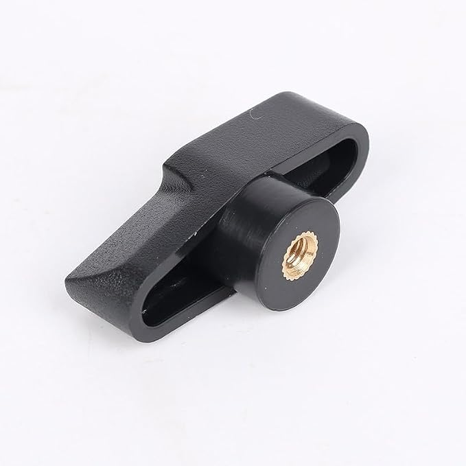 6 Pack Microphone Stand Wing Knobs Replacement M4 Threaded T-Plastic Wing Nuts Tightening Thumb Screw Knobs for Boom Arm Mic Stand Suspension Scissor Arm Camera Mount Overhead Phone Arm