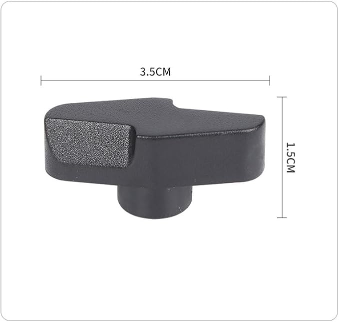6 Pack Microphone Stand Wing Knobs Replacement M4 Threaded T-Plastic Wing Nuts Tightening Thumb Screw Knobs for Boom Arm Mic Stand Suspension Scissor Arm Camera Mount Overhead Phone Arm