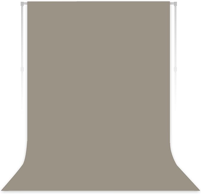 Grey Backdrop for Photoshoot, Professional Photo Backdrop Background Curtain for Product Photography, Portraits, Wedding, Party, Live Streaming Video Recording 5X7 FT (Background Only)