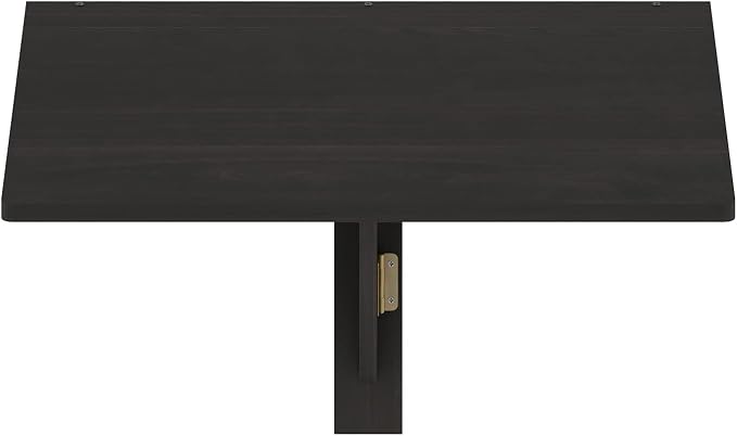 Furinno Hermite Wall Mounting Folding Table, Espresso