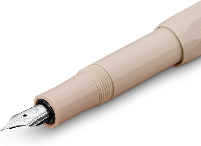 Kaweco SKYLINE SPORT Fountain Pen Macchiato I Premium Fountain Pen for Ink Cartridges I Exclusive Fountain Pen 13 cm I Nib: B (Broad)