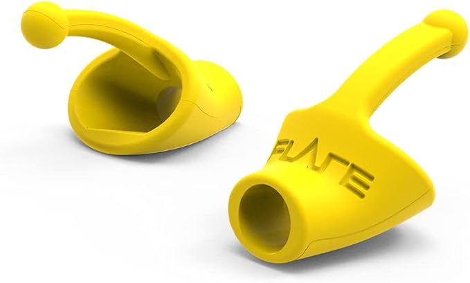 Flare Calmer Kids | Ear Plugs Alternative | Daily Noise Relief | Sound Sensitivity | Stress Relief | No Muffling | Improve Wellbeing | Comfy, Reusable, Soft Silicone Earplugs | Earplugs | Yellow