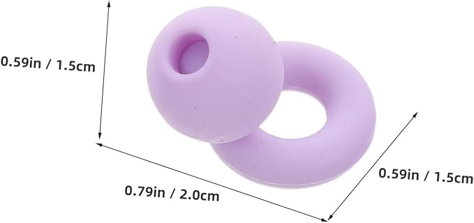 2pcs Reusable Silicone for Sleeping Noise Cancelling Comfortable Fit Sound Blocking for Swimming Travel Concerts Study Work