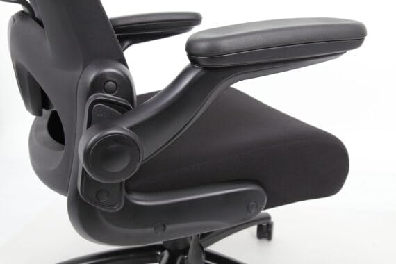 BOSS Heavy Duty Flip Arm Mesh Task Chair – Big & Tall Ergonomic Office Chair