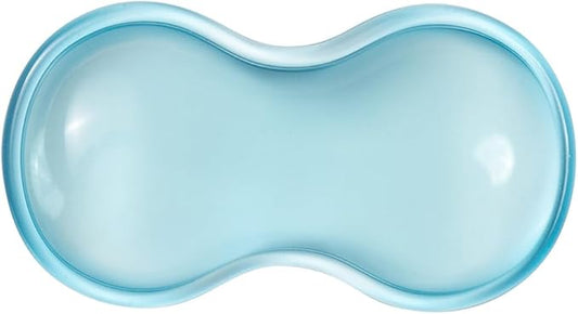 Clear Gel Mouse Wrist Rest, Blue Cute Wrist Rest, Comfort & Support for Typing and Gaming (Blue-Short)