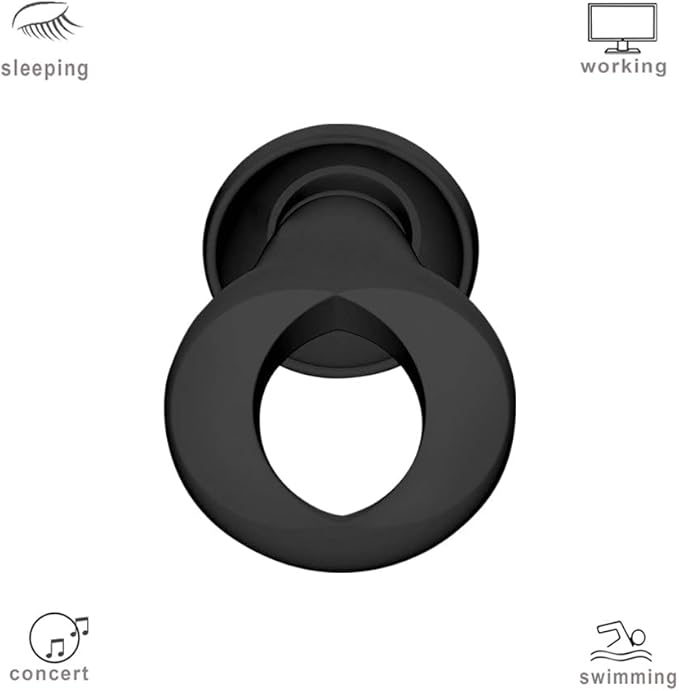 Ear Plugs for Sleeping, 35dB Ear Plugs for Sleeping Noise Cancelling, Reusable Silicone Ear Plugs for Noise Reduction, Sleep, Work, Deep Focus, Hearing Protection, Concert, Swimming and Snoring