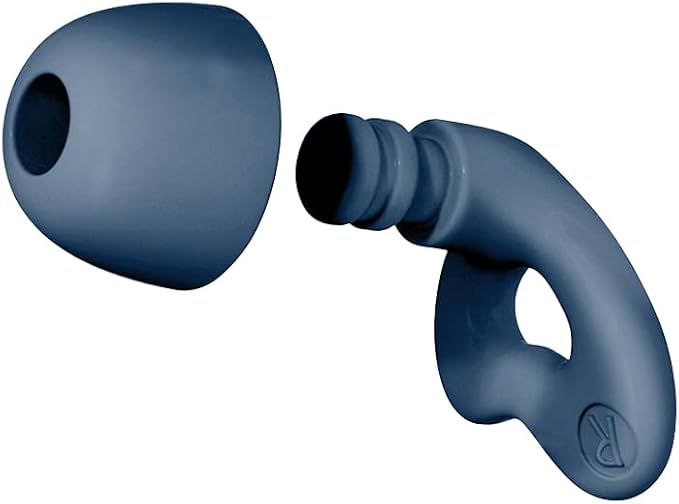 Ear Plugs for Sleep Noise Reduction Soft Comfy Reusable Silicone Earplugs for Work Travel Study Hearing Protection (Blue-Heart, 1 Pair (Pack of 1))