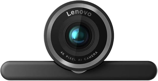 Lenovo QHD Webcam, AI Noise Cancellation and Enhanced Image Quality, 2K Resolution, 2X Digital Zoom, Physical Privacy Shutter, Directional Microphone, Teams Certified, Black