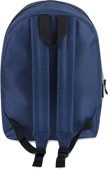 Trail maker Backpack with School Supplies for Kids - 20 Piece Back to School Supplies with 17" Backpack (Navy)
