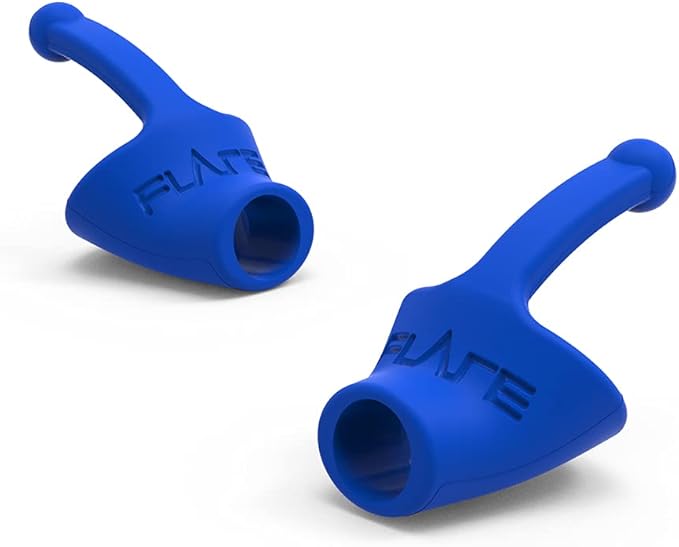Flare Calmer Kids | Ear Plugs Alternative | Daily Noise Relief | Sound Sensitivity | Stress Relief | No Muffling | Improve Wellbeing | Comfy, Reusable, Soft Silicone Earplugs | Earplugs | Blue