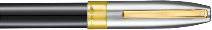 Sheaffer Legacy 9065 Rollerball Pen, Black Tuxedo Medalist Finish with 14KT PVD Gold Trim, Includes Custom Leather Pouch & Luxury Gift Box