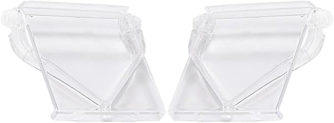 ERINGOGO 2pcs Screen Top Storage Shelf Holder for Computer Monitor and Tv Screens, Plastic Material Universal Design and No-Drill Installation, for Home Decor