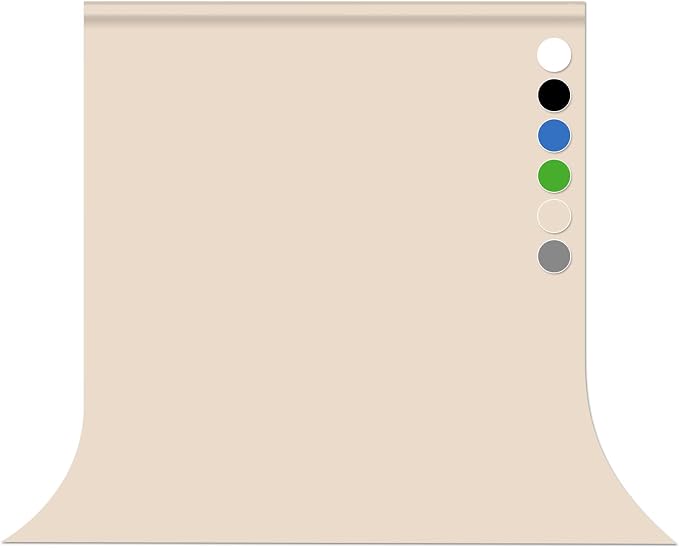 Beige Backdrop Background for Photography Photo Booth Backdrop for Photoshoot Background Screen Video Recording Parties Curtain 10x20FT