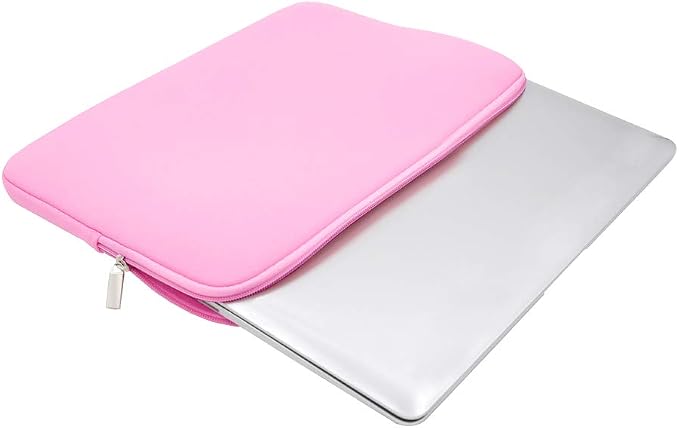 RAINYEAR 11-11.6 Inch Laptop Sleeve Protective Case Soft Carrying Cover Compatible with MacBook Neo A18 11.6" MacBook Air for 11" Notebook Tablet Chromebook (Pink)