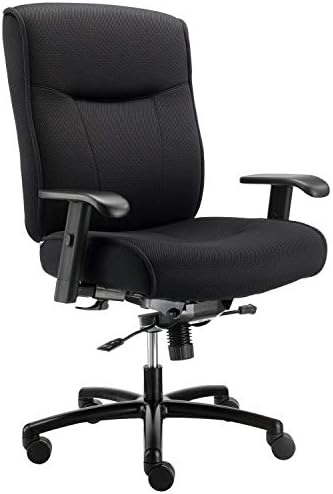 Heavy Duty All Mesh High Back Task Chair, 350 Lbs Capacity, Black