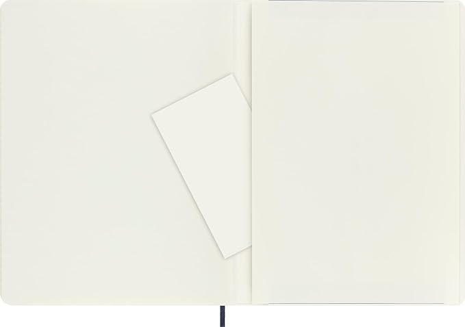 Moleskine Classic Notebook, Soft Cover, XL (7.5" x 9.5") Ruled/Lined, Sapphire Blue, 192 Pages