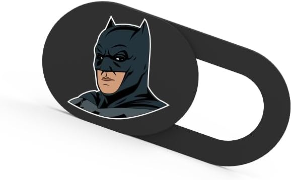 Ultra-Slim Laptop Camera Cover Slide | 0.03 Inch Thick | Upholds Digital Privacy | Compatible with Mobiles, Tablets, Desktops & Laptops (Super Hero Set 1-6 Pack)