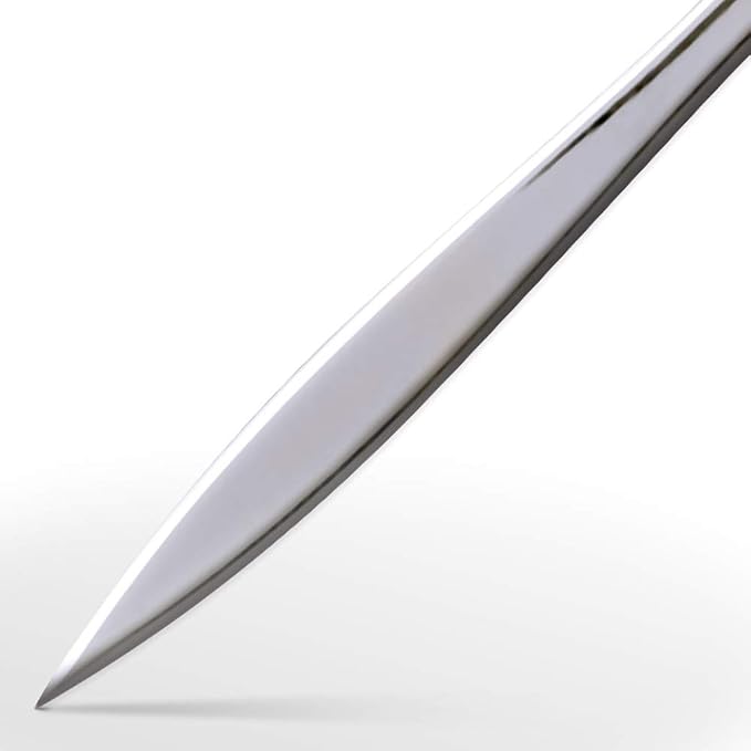 Personalized Engraved Classic Metal Ballpoint Pen & Letter Slitter Gift Set. Includes Case - Blue Color with Silver Accents. Black Ink