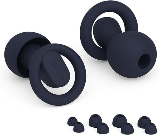 Macco Focus Reusable Silicone Earplugs – Blue