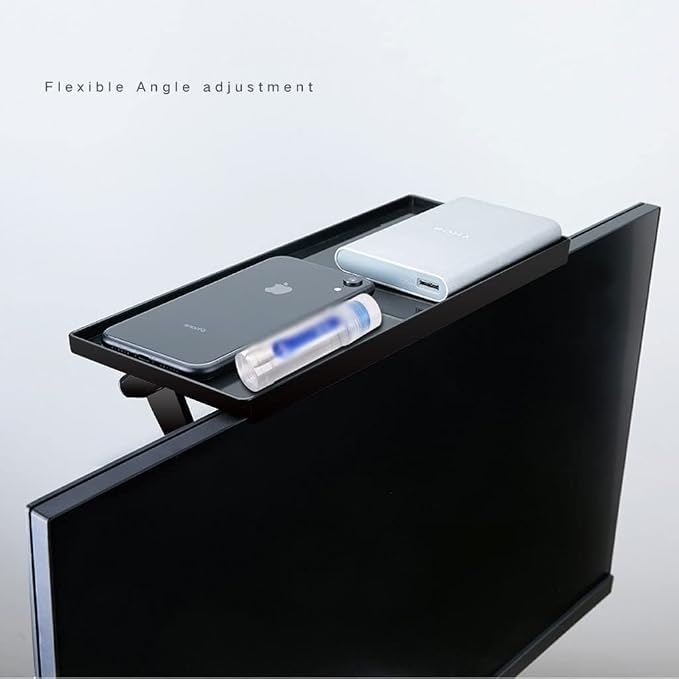 Screen Shelf Monitor Top Shelf TV Top Storage Bracket Computer Screen Shelf TV Top Shelf (Size : M)