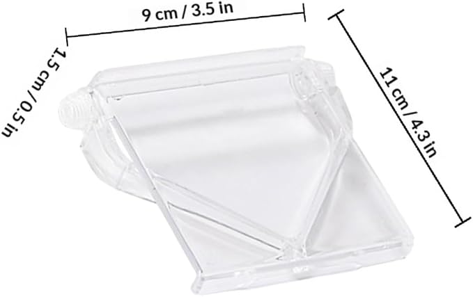 ULTECHNOVO 2pcs Multi-Functional Plastic Computer Monitor Shelf No-Drill Installation, Contemporary Display Top Storage Holder for Router and Home Decor