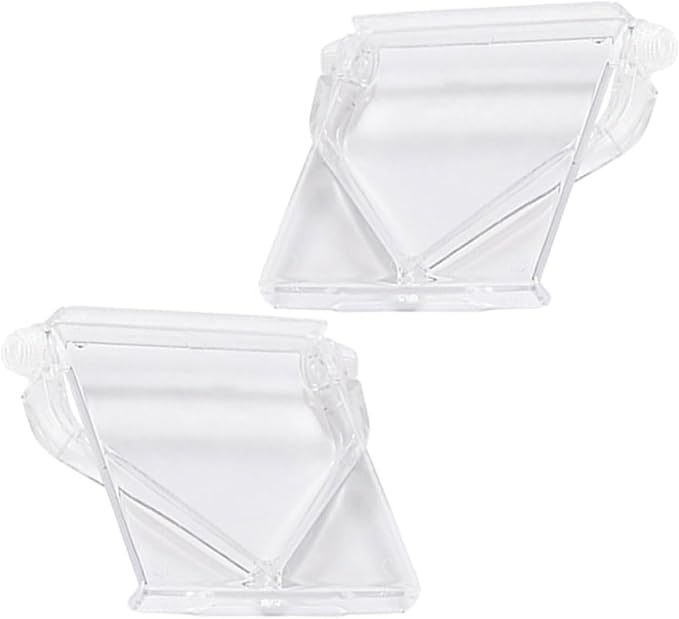 NUOBESTY 2pcs Tv Top Shelf Adjustable Screen Holder Bracket Small Size Floating Monitor Storage Rack for Router and Media Devices Office Desk Organizer
