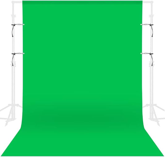 GFCC Green Screen Backdrop Background - 7x10FT Photography Backdrop Photo Background Screen for Video Recording Greenscreen Picture Photoshoot