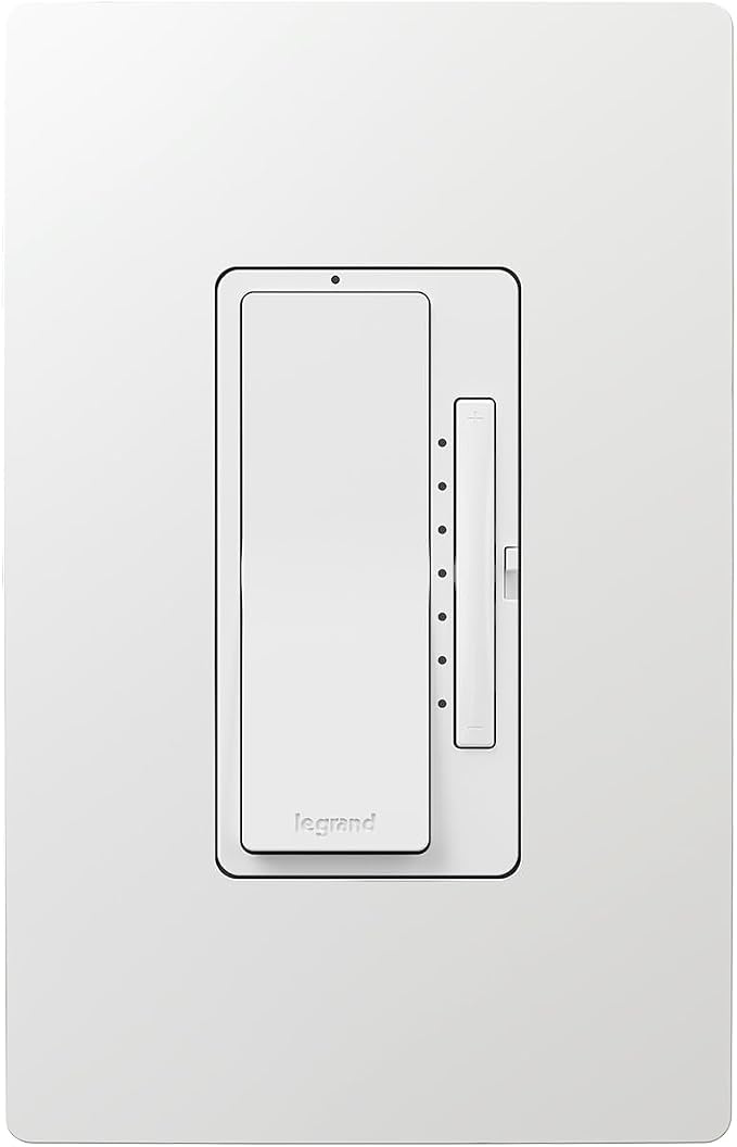 Legrand Radiant® Wi-Fi Matter Smart LED Dimmer, Effortless Setup, Enhanced Compatibility with Apple HomeKit, Google Home, Alexa & SmartThings, Easy Wi-Fi Connectivity with Matter, Pack of 1