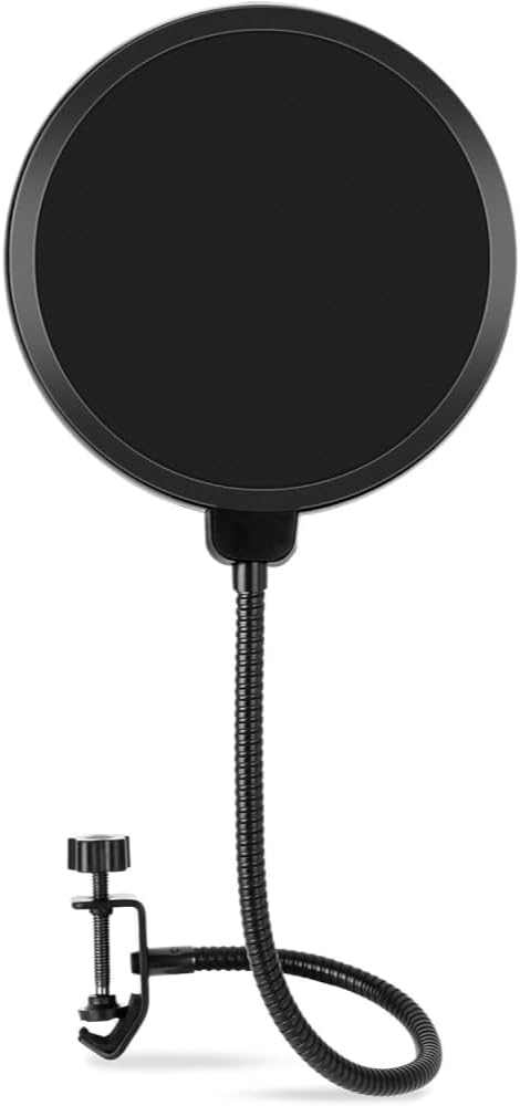 SAMSON Technologies Q2U USB/XLR Dynamic Microphone Recording and Podcasting Pack | Gray Bundled with Pop Filter + Mic Arm + Microfiber Cleaning Cloth (4 Items)