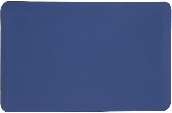Mabel Home Anti Fatigue Floor Mat- 3 Size(20x32 & 20x39 & 24x70),16 Colors - Standing Desk Mat-Kitchen Floor Mat-Stain ResistantHome Non-Slip Bottom, Extra Soft (Azul, 20" x 32")
