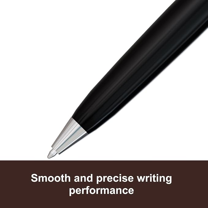 Monteverde USA Aldo Domani Ballpoint Pen - Black, Luxury Italian-Inspired Design, Smooth Writing Experience