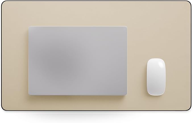 Jotsome Leather Desk Pad Mat, Non-Slip Desk Blotter Pad - Desk Protector for Office, Home, Laptop, and Desktop