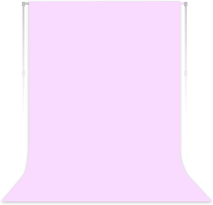 Light Purple Backdrop for Photoshoot Professional Photo Backdrop Background Curtain for Product Photography Portraits Wedding Party Live Streaming Video Recording 10X10 FT
