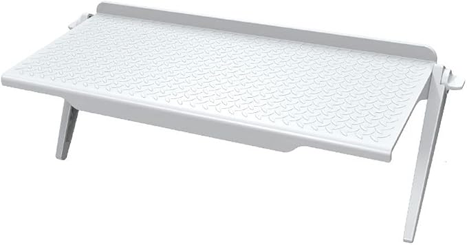 Screen Shelf Monitor Top Shelf TV Top Storage Bracket Computer Screen Shelf TV Top Shelf (Color : White, Size : L)