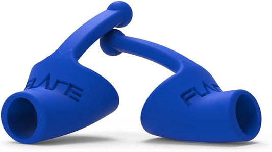Flare Calmer Kids | Ear Plugs Alternative | Daily Noise Relief | Sound Sensitivity | Stress Relief | No Muffling | Improve Wellbeing | Comfy, Reusable, Soft Silicone Earplugs | Earplugs | Blue