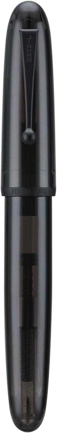 Jinhao 9019 DaDao Series Fountain Pen, Size 8 Medium Nib with Large Ink Converter, Transparent Black Acrylic Design Smooth Writing Pen
