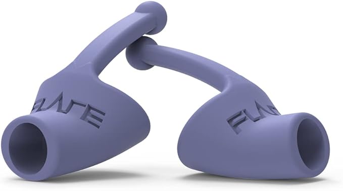 Flare Calmer Mini | Ear Plugs Alternative | Daily Noise Relief | Sound Sensitivity | Stress Relief | No Muffling | Improve Wellbeing | Comfy, Reusable, Soft Silicone Earplugs | Original Purple