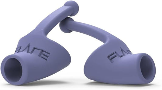 Flare Calmer Mini | Ear Plugs Alternative | Daily Noise Relief | Sound Sensitivity | Stress Relief | No Muffling | Improve Wellbeing | Comfy, Reusable, Soft Silicone Earplugs | Original Purple