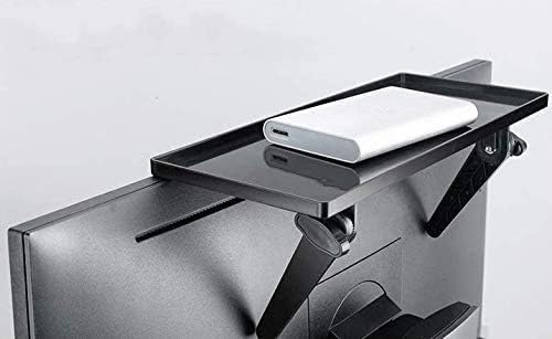 Mount Plus MP-APM-09-02 White Top Shelf TV Mounting Bracket 12-inch Wide Platform | Holds Speaker, Streaming Device, Game Console | Protective Ledges (1 Pack White Protective Ledges)
