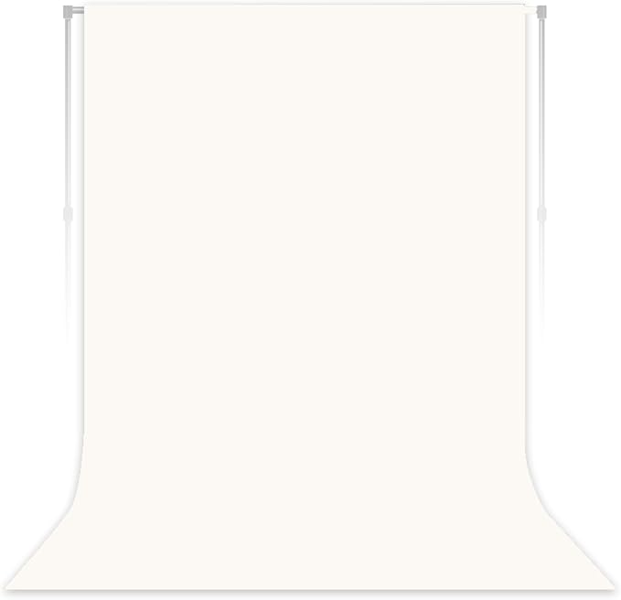 Ivory Backdrop for Photoshoot Professional Photo Backdrop Background Curtain for Product Photography Portraits Wedding Party Live Streaming Video Recording 10X20 FT