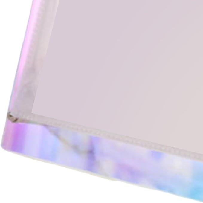Desktop Acrylic Photo Album Clear Flip Frame Table Calendar Photo Frame for Office Desks Entrance Bedroom, Colorful