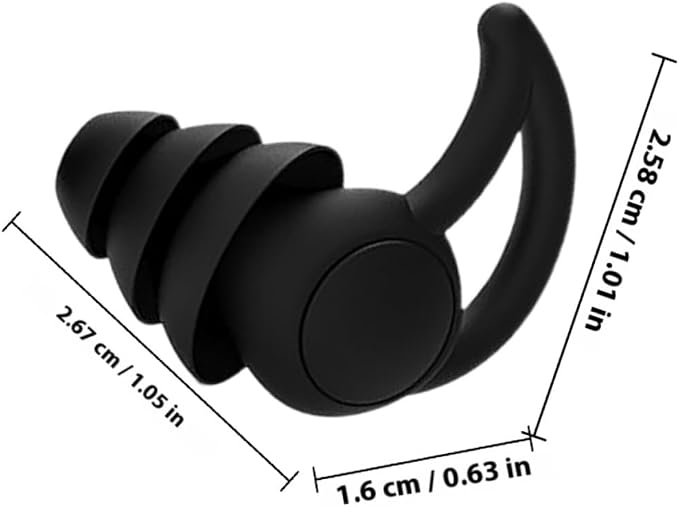 CHILDWEET 2pcs Silicone Noise Cancelling Comfortable Soundproof for Work Study Travel Soft Reusable Noise Reduction Protection