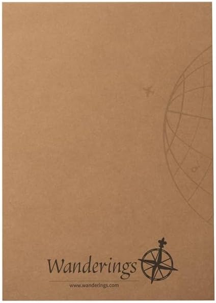 Wanderings A4 Lined Refill Notepad for Padfolio - Portfolio Writing Pad with Easy-Tear Line, 30 Sheets, 125 GSM Refill Paper, 8.2" x 11.7" (21 x 30 cm)