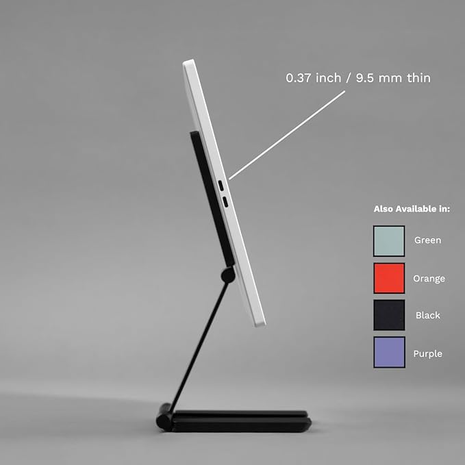 Espresso Lite 15 Portable Monitor (Orange) – 15.6” Full HD USB-C Display, Single-Cable Power, Ultra-Light Travel Monitor for Laptop, iPad & USB-C Devices