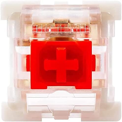 outemu Pack 32 Red Switches,3 Pin Key Switch - Cherry MX Equivalent DIY Replaceable Switches for Mechanical Keyboard 45gf Linear/RGB/Dustproof