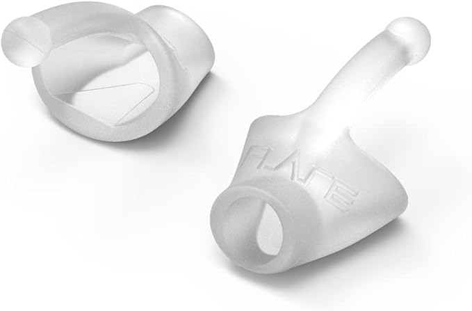 Flare Calmer Kids | Ear Plugs Alternative | Daily Noise Relief | Sound Sensitivity | Stress Relief | No Muffling | Improve Wellbeing | Comfy, Reusable, Soft Silicone Earplugs | Earplugs | Translucent