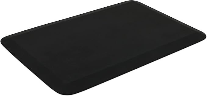 NewLife by GelPro Professional Grade Anti-Fatigue Kitchen & Office Comfort Bio-Foam Mat with Non-Slip Bottom for Health & Wellness, 20x32, Midnight
