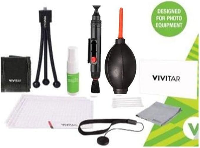 120 Led Video Conference Lighting Kit Suction Cup Mount + Pistol Grip Tabletop Tripod + Cleaning Accessory Kit